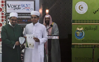 Lenasia Student Wins Qur’an Competition in Cape Town