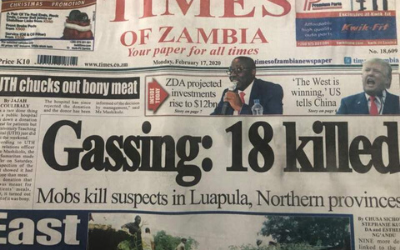 Gas Attacks on Children – Zambian First Lady Weeps