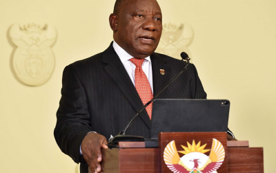 Ramaphosa Quips About Being Arrested for Breaking Rules