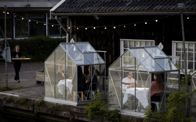 Amsterdam Greenhouse Restaurant Allows Diners to Eat Out while Social Distancing