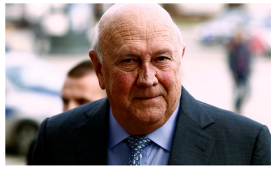 [LISTEN] Former Stratcom Security Cop Calls on FW De Klerk to Rescind Nobel Peace Prize