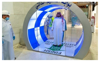 Saudi Arabia Installs Self-Sterilization Gates at Haram in Makkah to Stop Spread of COVID-19