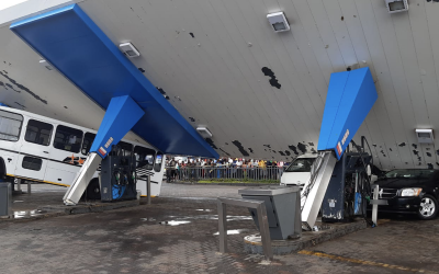 Two Injured After Service Station Roof Collapses in Sharpeville
