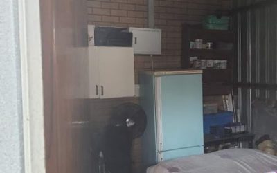 Mother and 4 kids made a Randburg Substation “Home”