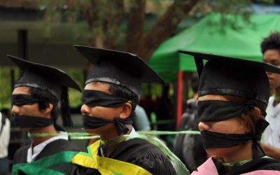 Myanmar Teachers, Students Join anti Coup Protests