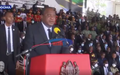 [WATCH] Kenyan President Uhuru Kenyatta Praised for Respecting Athan During Tribute for Tanzanian President John Magufuli