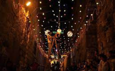 Ramadan Decorations Up In Jerusalem As Palestinians Prepare For Ramadan