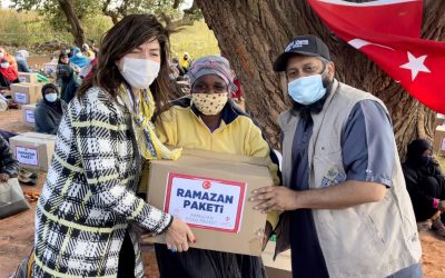 [LISTEN] More Than 2,500 Families Benefit from Diyanet İşleri Başkanlığı, Jamiatul Ulama SA & Al Tawheed Islamic Centre Ramadan Food Packets