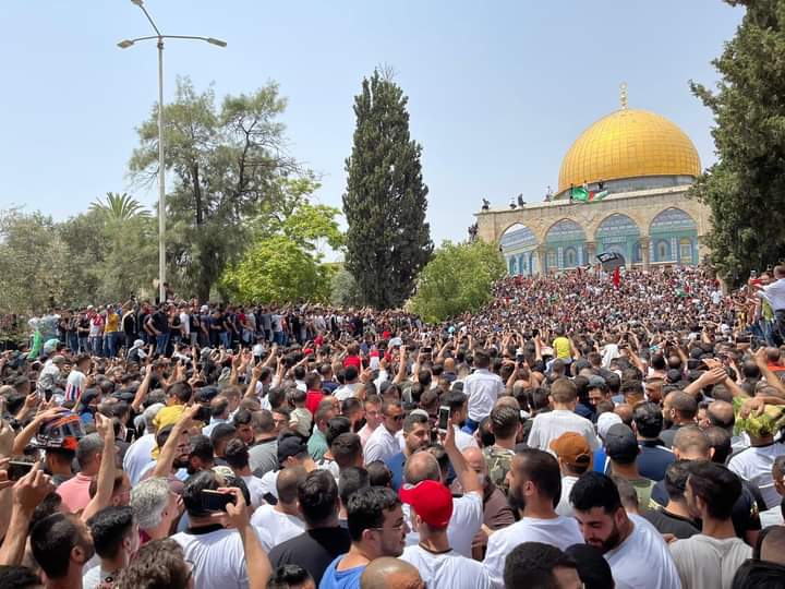 Israeli Occupation Forces Storm Masjid Al Aqsa as Palestinians Celebrate Victory Over Israel