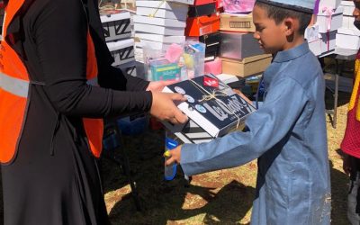 Over Two Thousand Eid Shoe Boxes Distributed to Madrassahs in Various Communities in SA to Mark the End of Ramadan