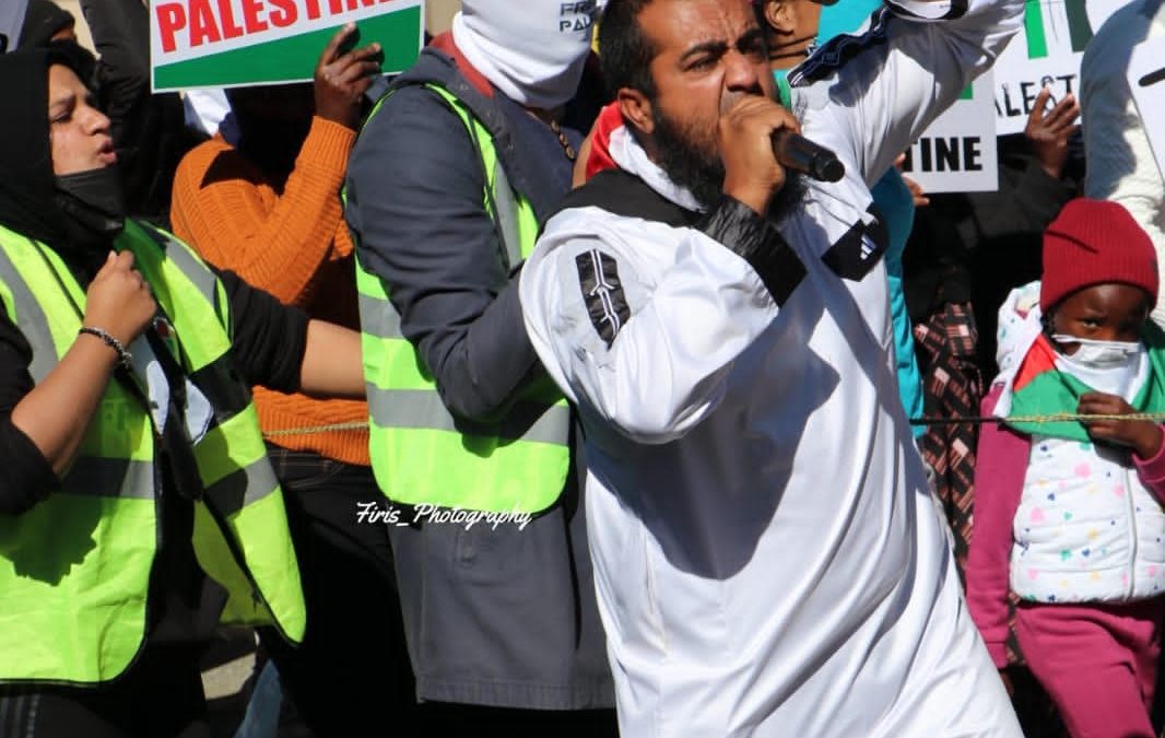 Ficksburg Muslim Community Marches in Solidarity with Palestinian People