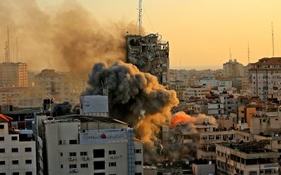 Israeli Occupation Forces Continue Bombardment of Gaza, Destroying 12-Storey Building Housing Al-Jazeera & Associated Press