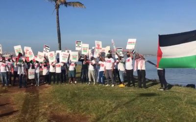 [WATCH] Palestine Supporters Stand in Solidarity with Port Workers Who Refuse to Offload Israeli Cargo Ship at Durban Harbour