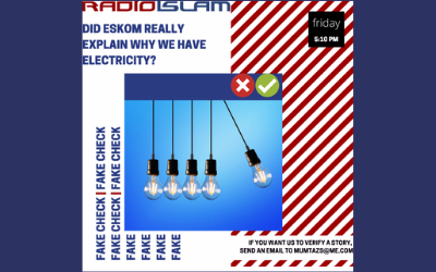 Fake Fact Check -Did Eskom Really Explain Why We Have Electricity?