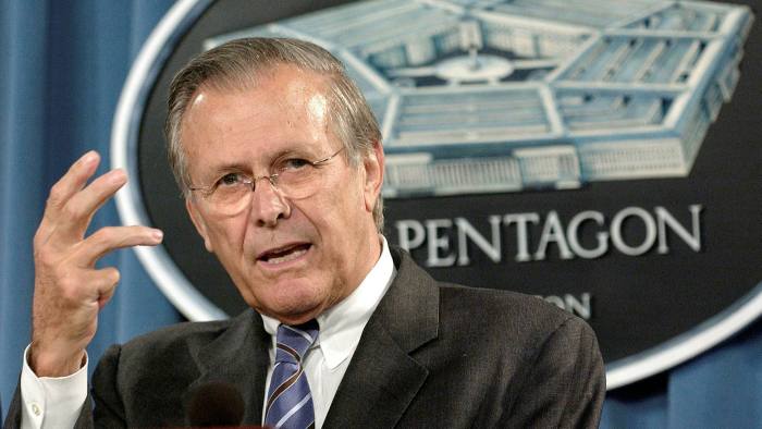 “Warmonger” Donald Rumsfeld’s Legacy of Devastation