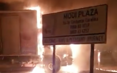 Law Enforcement Officials on High Alert near Mooi River Toll Plaza after Volatile Protest Action