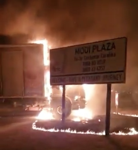 Law Enforcement Officials on High Alert near Mooi River Toll Plaza after Volatile Protest Action