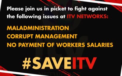 Communication Workers Union Picket at ITV
