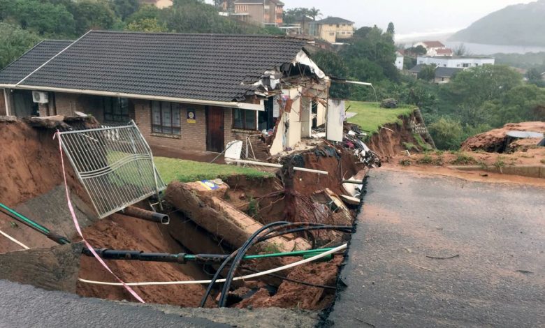 La Mercy home ripped apart by heavy rain