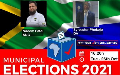Tshwane Ward 61 Debate: Naeem Patel (ANC) & Sylvester Phokoje (DA)