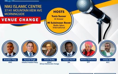 Town Hall Election Debate 2021 | NMJ Islamic Centre KZN