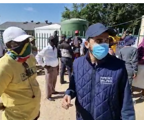 Reporting Live From Diepsloot, Johannesburg