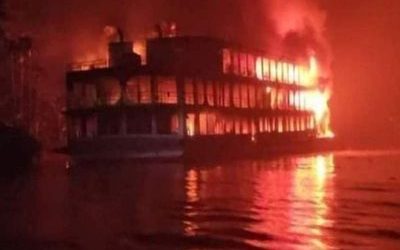Dozens killed in Bangladesh ferry fire
