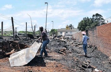 KZN: Fire engulfs informal settlement