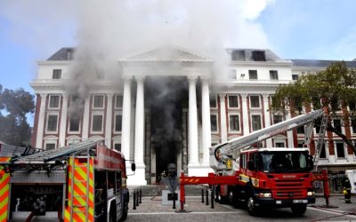 A major fire has engulfed the Parliament Building, raising concerns.