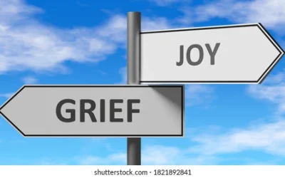 The conflicting sides of grief and sorrow. Grieving whilst the world moves on