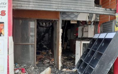 Seven shops go up in flames in Durban CBD