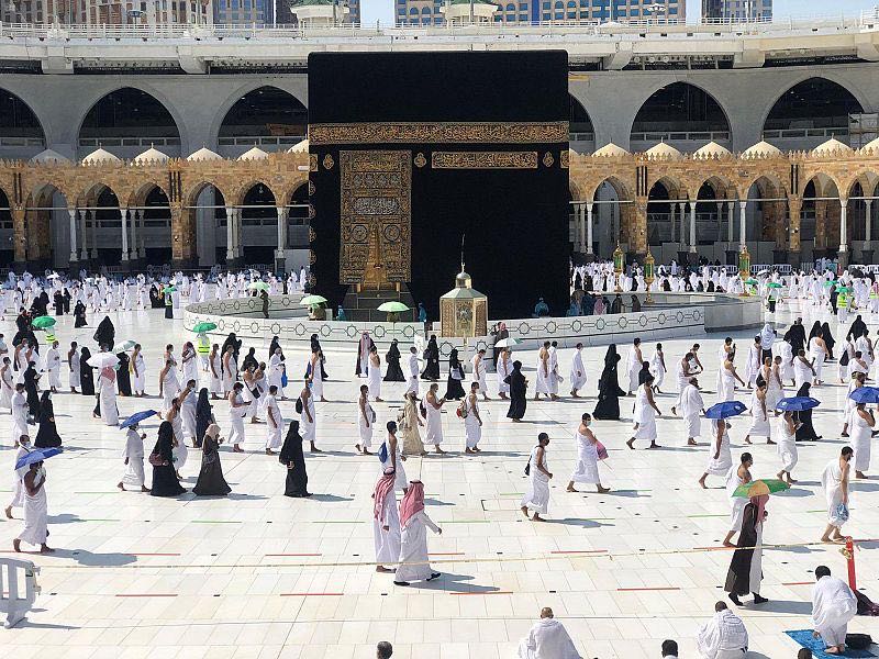First Foreign Hajj Pilgrims Since Covid Lockdown Beams Excitement