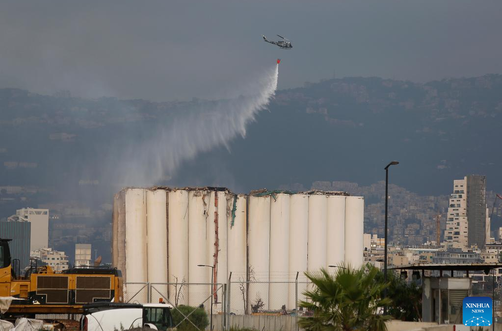 Parts of Beirut Port Grain Silos Collapse with Habib Batah