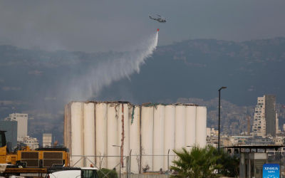 Parts of Beirut Port Grain Silos Collapse with Habib Batah