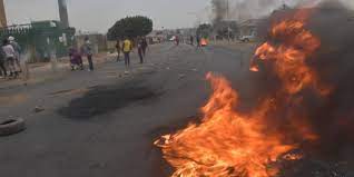 Chaos in Kagiso as residents protest over illegal mining activity