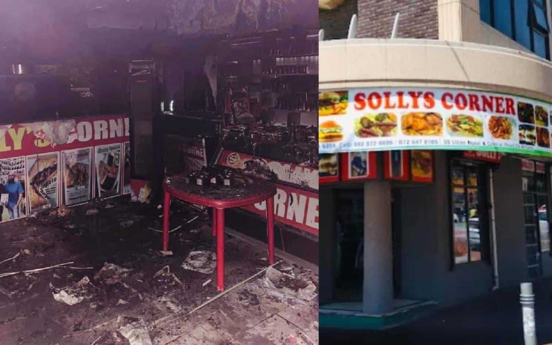 Solly’s Corner – Fordsburg’s iconic eatery goes up in flames