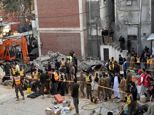 Suicide bomb attack at a mosque in Pakistan kills dozens