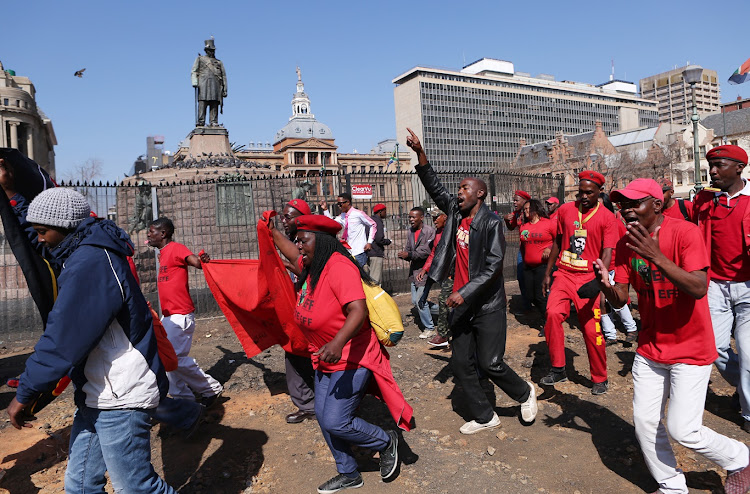 EFFSC march for 16 hours to Union building for better university options