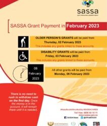 SASSA Grant Payment’s in February 2023
